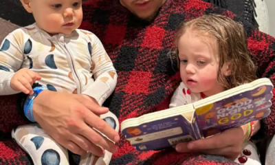 Patrick Mahomes Cuddles Up with Daughter Sterling and Son Bronze as He Reads Them a Bedtime Story: 'The Best'