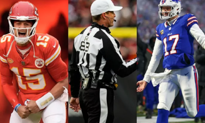 Patrick Mahomes relaxes after seeing who will referee his game against the Bills - Josh Allen worried