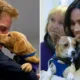 Prince Harry and Meghan Markle's adorable Beagle named Mamma Mia made a surprise appearance in a series of new photos.