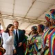 Watch as Fans in Nigeria mobbed the Duke and Duchess of Sussex upon their arrival in Abuja.