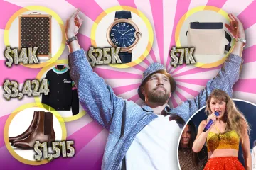 BIG SPENDER Travis Kelce ‘like a kid in a candy store’ as he spends $81k on Paris shopping spree during Taylor Swift’s Era’s tour: The NFL star picked up a stack of classy accessories and threads in the French capital