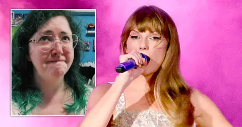 A Taylor Swift super fan has revealed how she wrote the lyrics to one of her favorite songs on her chest only to then discover the word 'gay' had been sunburned onto her: Lilly Higgs took to TikTok to share that her love for the popstar - who is currently selling out stadiums during her Eras Tour - ended up backfiring.