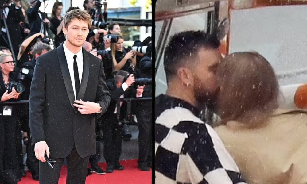 Joe Alwyn steps out solo on the red carpet at Kinds Of Kindness Cannes Film Festival premiere while ex Taylor Swift puts on a loved up display with boyfriend Travis Kelce in Lake Como