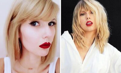 There's no shaking off this lookalike! Meet Taylor Swift's 21-year-old lookalike cousin - who even has the exact SAME NAME as her chart-topping relative