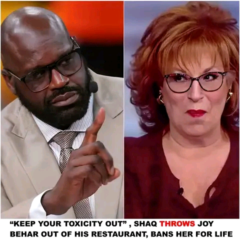 News Update: Shaq Throws Joy Behar Out Of His Restaurant, Bans Her For Life, “Keep Your Toxicity Out...