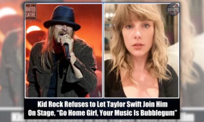 Just In: Kid Rock Expressed Disdain And Refused To Let Taylor Swift Join Him On Stage, “Go Home Girl, Your Music Is Bubblegum”