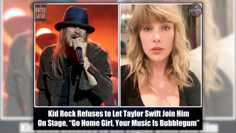 Just In: Kid Rock Expressed Disdain And Refused To Let Taylor Swift Join Him On Stage, “Go Home Girl, Your Music Is Bubblegum”