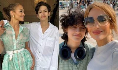 So Amazing: Jennifer Lopez Stylishly Poses For Photos With Twins Max And Emme: 'My Whole Heart'...