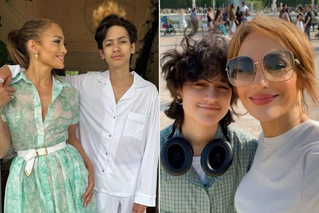 So Amazing: Jennifer Lopez Stylishly Poses For Photos With Twins Max And Emme: 'My Whole Heart'...