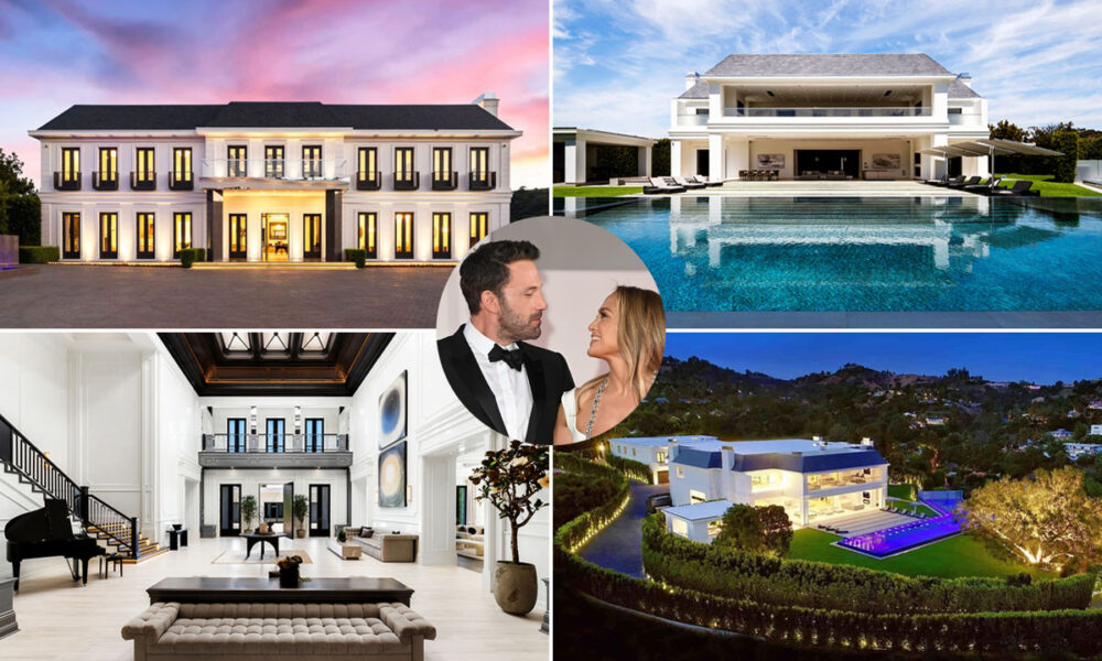 News Update; Ben Affleck’s $20.5 Million Mansion Purchase Coincides with Jennifer Lopez’s $23 Million Condo Sale...