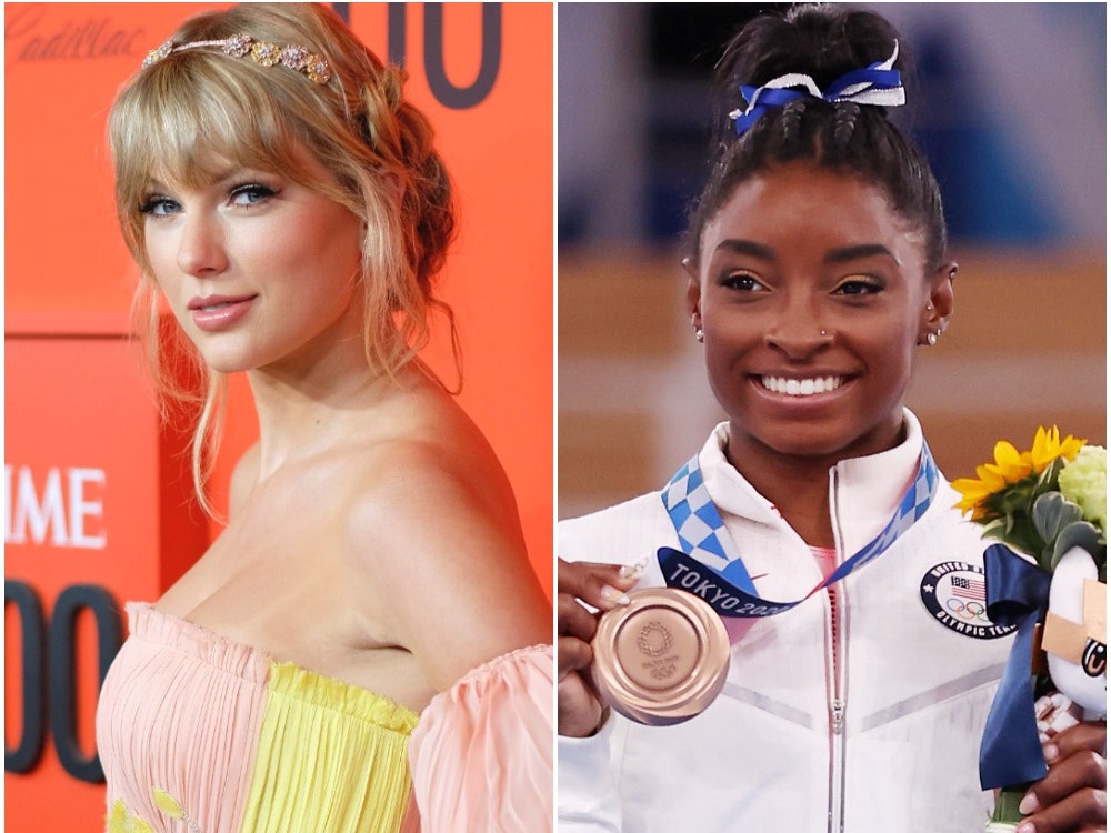 Taylor Swift: Simone biles you made me believe more in Woman, specially in Sports, You are STRONG WOMAN AND A LEGEND what you does always I feels like….see more