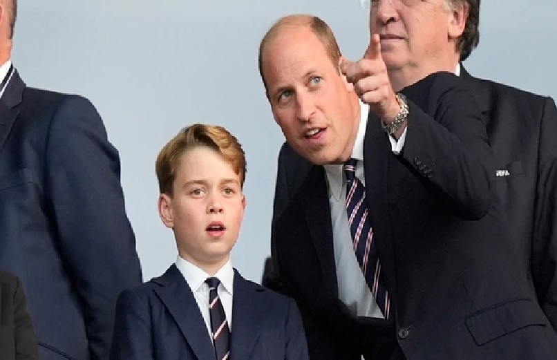 Prince George, the eldest son of Prince William and Kate Middleton