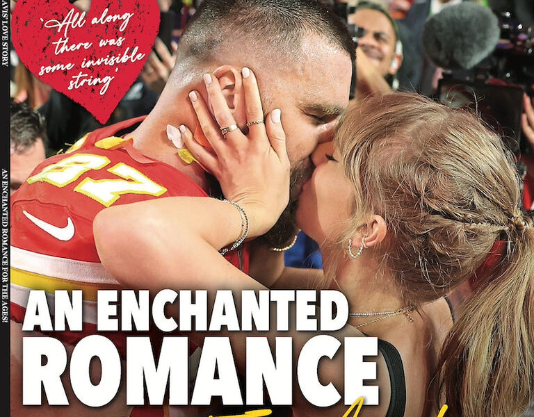 News Update: Travis Kelce explains to Taylor Swift how their romance started, saying, "I had somebody playing Cupid." "I know she's going to hate me for saying this, but when she came to Arrowhead, her little cousins were taking pictures in front of my locker, and they gave her the large locker room as a dressing room."