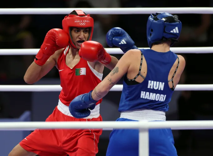 Breaking News: Algerian boxer Imane Khelif wins quarterfinal bout and guarantees herself an Olympic medal...