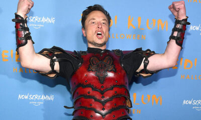 Incredible!!! Elon Musk Mocked for Claiming Christianity Is Under Attack While Wearing Baphomet Armor With Upside Down Crosses in His Profile Picture...