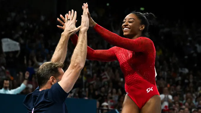 Breaking News: Simone Biles spent years working on her mental health after Tokyo. It’s made her an unstoppable force in Paris...