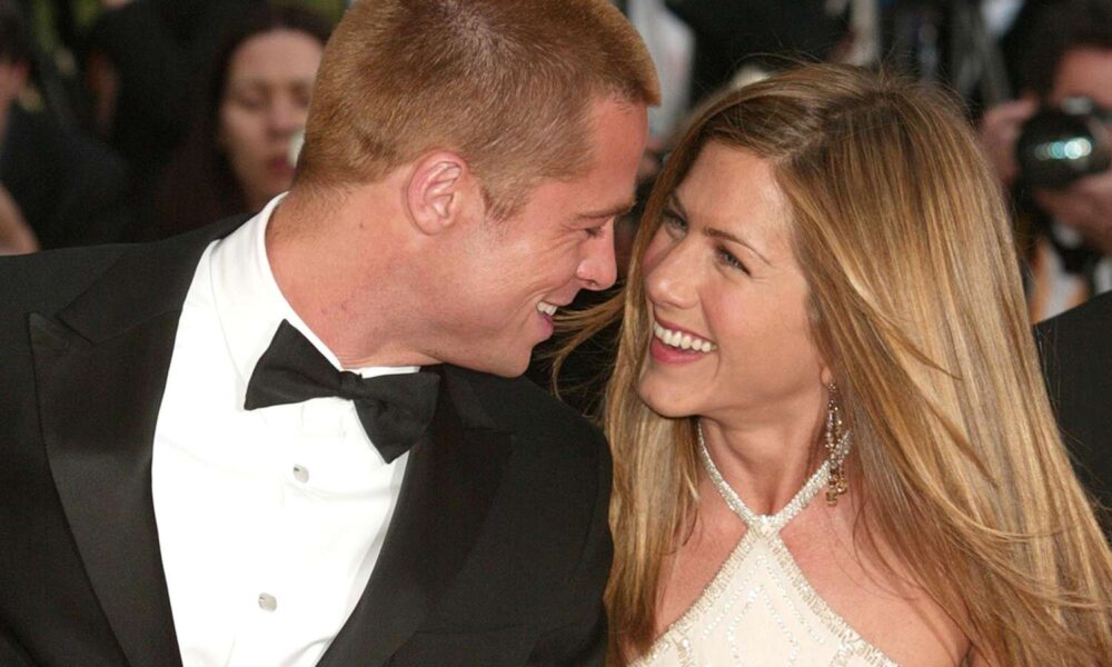 Jennifer Aniston and Brad Pitt